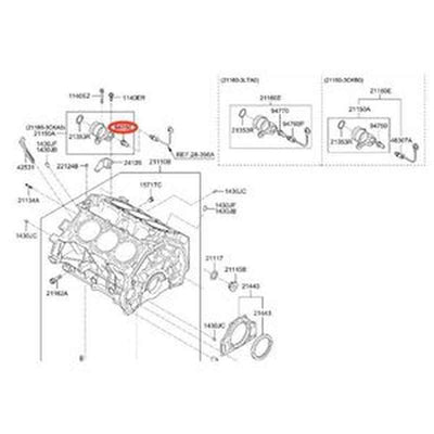 OEM Oil Pressure Switch 94750-2A000 for Hyundai Genesis 2014-2016