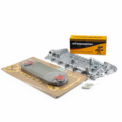 Núcleo e tampa do resfriador de óleo 8980853125 8973341002 para motor Isuzu 4HK1 4HE1 Truck NPR NQR NPR-HD