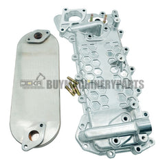 Oil Cooler Core & Cover 8980853125 8973341002 for Isuzu Engine 4HK1 4HE1 Truck NPR NQR NPR-HD