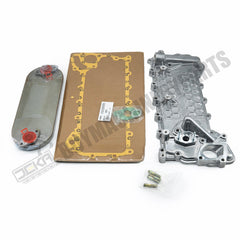 Núcleo e tampa do resfriador de óleo 8980853125 8973341002 para motor Isuzu 4HK1 4HE1 Truck NPR NQR NPR-HD