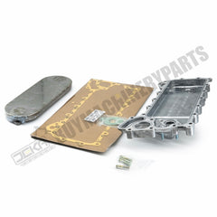 Núcleo e tampa do resfriador de óleo 8980853125 8973341002 para motor Isuzu 4HK1 4HE1 Truck NPR NQR NPR-HD