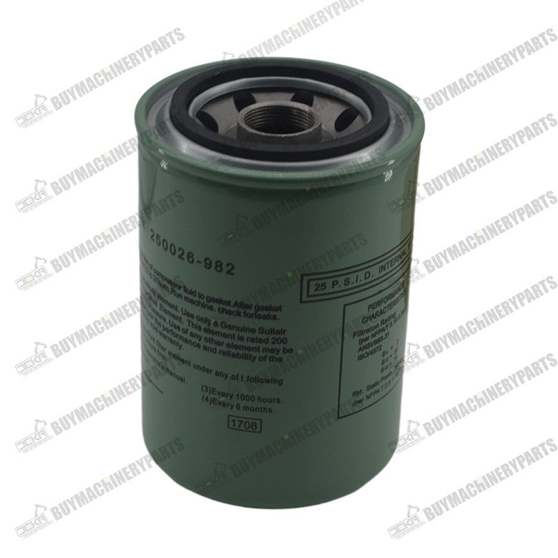 Oil Filter 250026-982 02250050-602 250028-032 for Sullair Air Compressor ES-8 15-30HP - Buymachineryparts