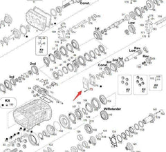 Bomba de óleo 1-34150-074-0 0501004549 para transmissões de caixa de engrenagens Isuzu Iveco Man Zf 