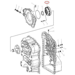 Bomba de aceite 76081010 para cargadora de ruedas New Holland LW170.B W170B W170C W190B W190C W230C LW190.B 