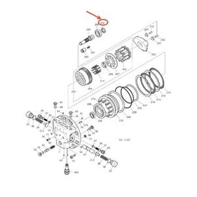 Oil Seal 12345-67890 for Doosan Excavator DX200A DX210 DX220A