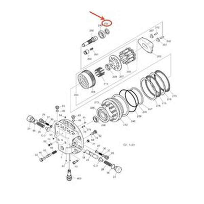 Oil Seal 12345-67890 for Doosan Excavator DX200A DX210 DX220A