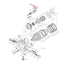 Oil Seal 12345-67890 for Doosan Excavator DX200A DX210 DX220A