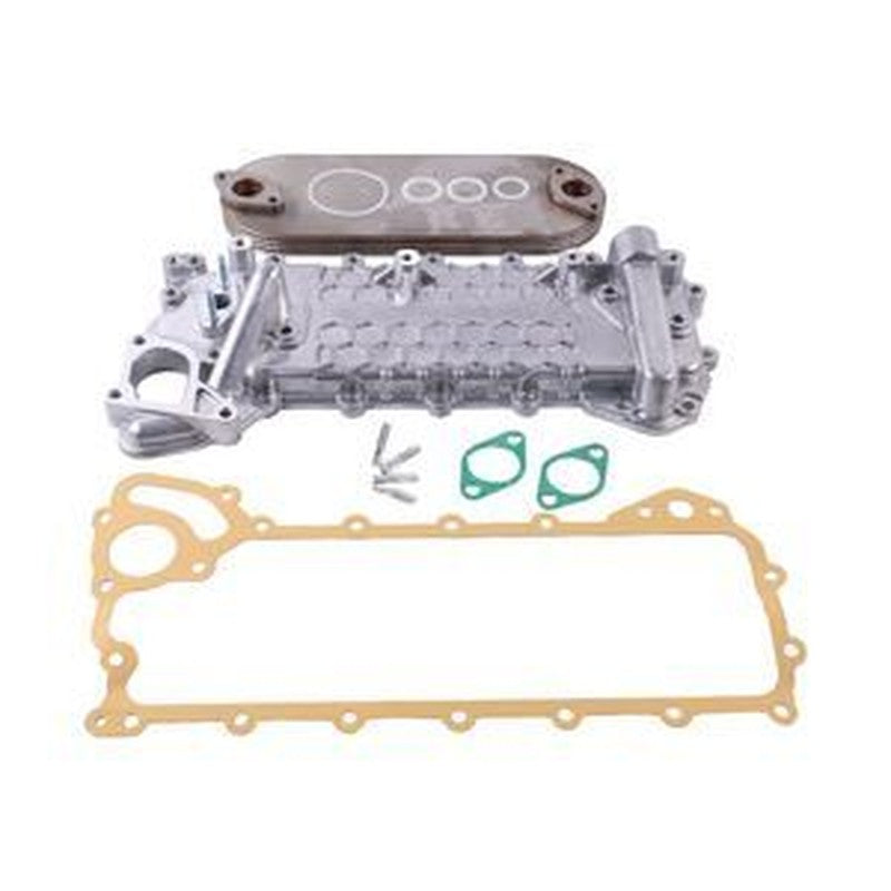 Heavy-Duty Oil Cooler Core & Cover 8980853125 8973341002 for Isuzu Hitachi Excavators