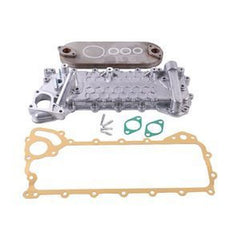 Heavy-Duty Oil Cooler Core & Cover 8980853125 8973341002 for Isuzu Hitachi Excavators