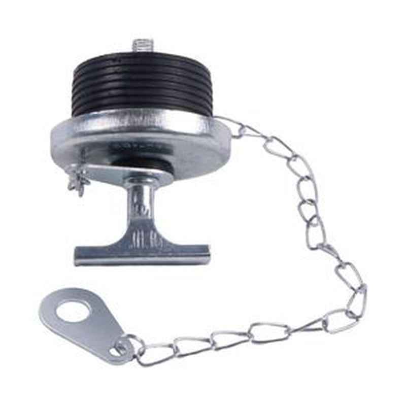 2' Oil Filter Cap with Chain 107981 for CASE Engine Compatible with Komatsu Excavators