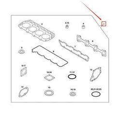 Complete Gasket Kit SA8210-06160 for Volvo EC55 EC55E EW55 Excavator
