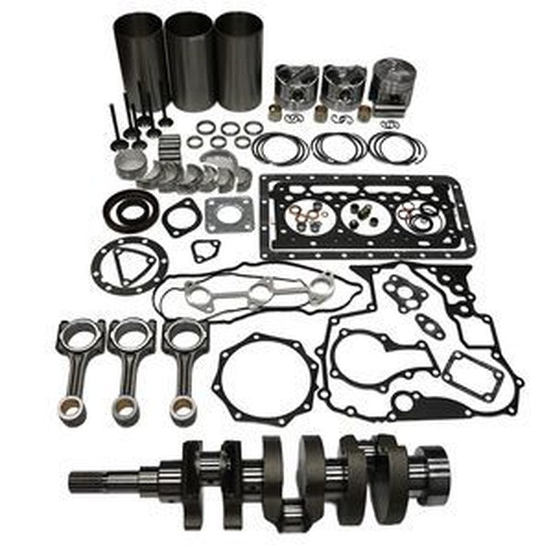 Complete Engine Overhaul Kit & 3pcs Connecting Rod for Kubota BX2230D BX24 BX25 RTV900 RTV900G