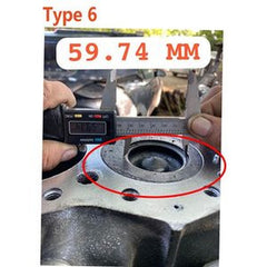 Rebuild Kit for Mitsubishi S4S Engine - Fits Massey Ferguson MF2430/2435/2440 Tractors