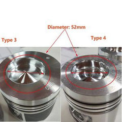 Rebuild Kit for Mitsubishi S4S Engine - Fits Massey Ferguson MF2430/2435/2440 Tractors