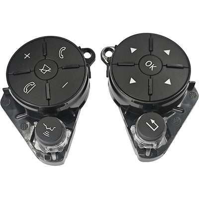 Pair Front Steering Wheel Switch Buttons A2048210351 for Mercedes W204 W212 GLK 2008-2015