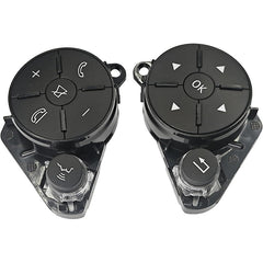 Par de Botões do Interruptor do Volante Dianteiro A2048210351 para Mercedes W204 W212 GLK 2008-2015