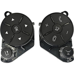 Par de Botões do Interruptor do Volante Dianteiro A2048210351 para Mercedes W204 W212 GLK 2008-2015