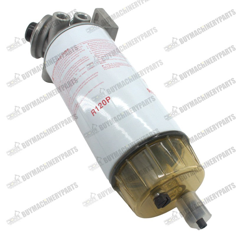 for Detroit Diesel Engine Parker Racor S3202 30 Micron Fuel Filter Water Seperator Hand Primer Pump 3/8 NPT - Buymachineryparts