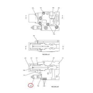 For Kobelco Excavator SK350LC-8 Pilot Pump Safty Lock Solenoid Valve YN35V00050F1