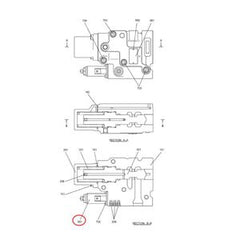 For Kobelco Excavator SK350LC-8 Pilot Pump Safty Lock Solenoid Valve YN35V00050F1