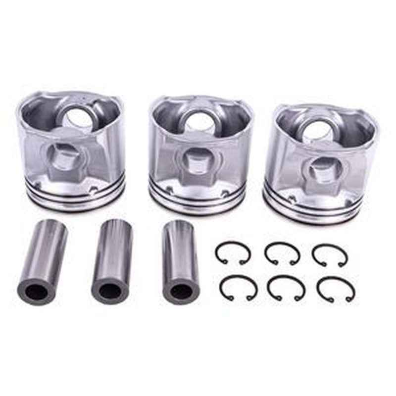 Premium Piston Kit RE520573/RE500211 for John Deere 3029 Engine Tractor