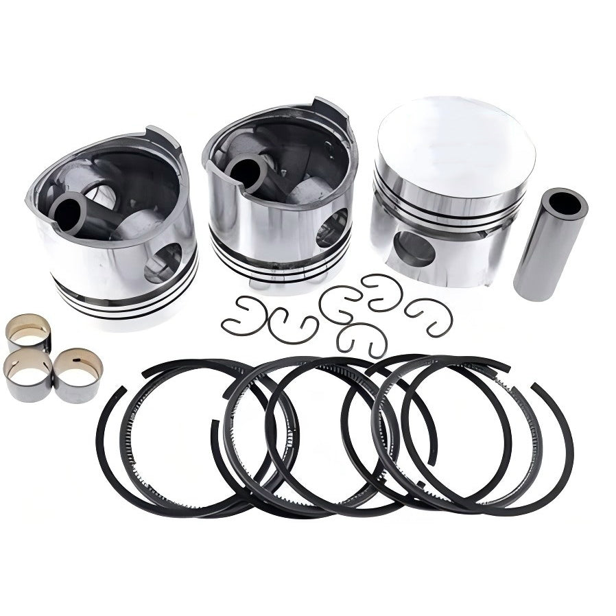 Piston Kit & Ring Set YM129001-22081 YM129001-22500 for Yanmar 4TNE88 Komatsu 4D88E-3 Engine