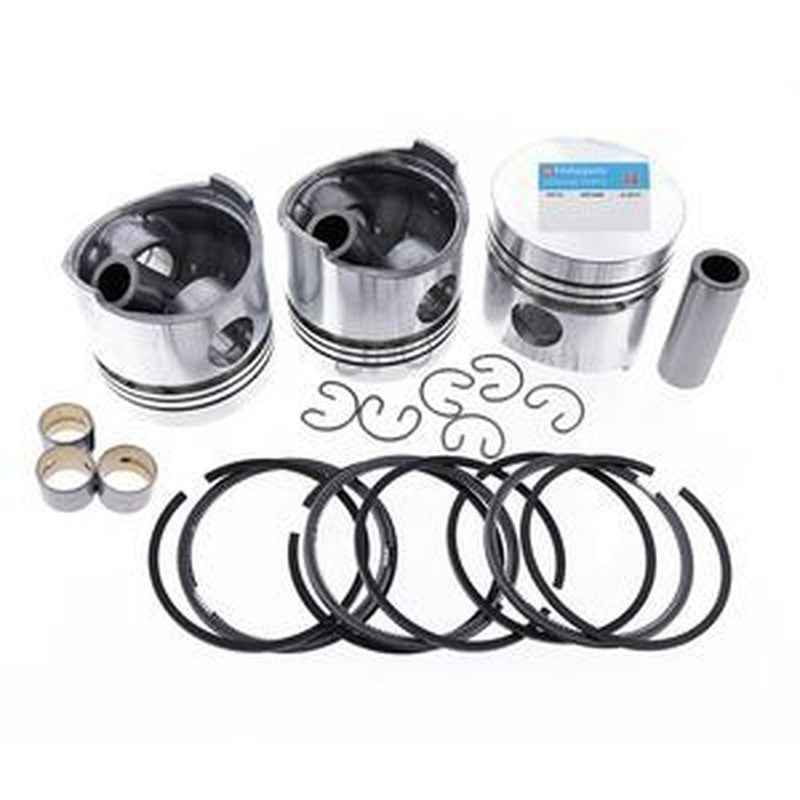 Heavy-Duty Piston Kit with Ring for Isuzu 3LD2 Engine, Fits John Deere Excavators