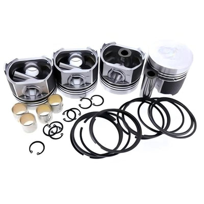 STD Piston Kit with Ring fit HITACHIISUZUSUMITOMO Isuzu 4BE1 Engine Truck