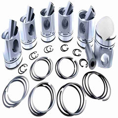 Piston & Piston Ring Set STD for Mitsubishi Engine S6R Volvo Marine D25A Hitachi Excavator EX1200-5C