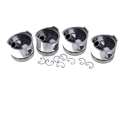 4 Piston Set 129903-22120 Yanmar/Komatsu/Nissan Engines buymachineryparts