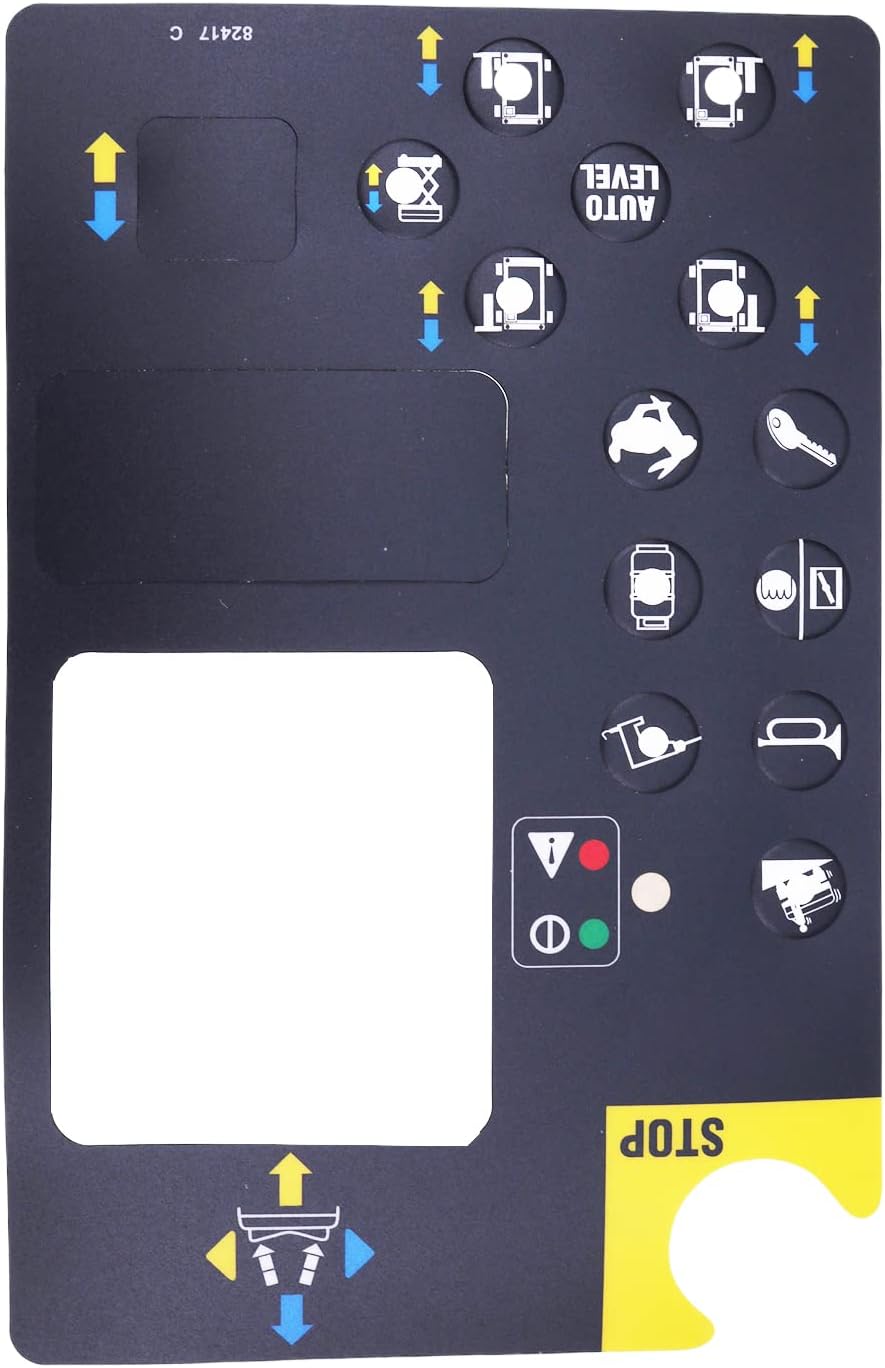 Platform Control Panel Decal 82417GT 82417 for Genie GS-2668 RT GS-3384 GS-3390 GS-4390 GS-5390 - Buymachineryparts