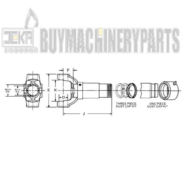 Slip Yoke 3-3-1481KX
