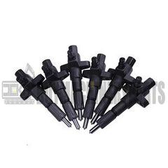 6 PCS Fuel Injector 1-15300250-2 for Isuzu Engine 6BD1 6BG1 Hitachi Excavator EX200-2 EX200-3