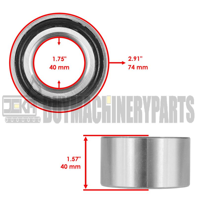 Rear Wheel Hub w/ Bearing Bolt For Polaris RZR 800 EFI / RZR S 4 800 2008 - 2014