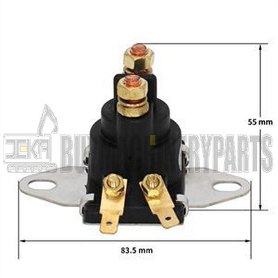 12V 4-Terminal Trim Solenoid Relay 18-5816 89-96054 for Mercruiser Sierra Mercury Marine Outboard Motor 35HP-275HP