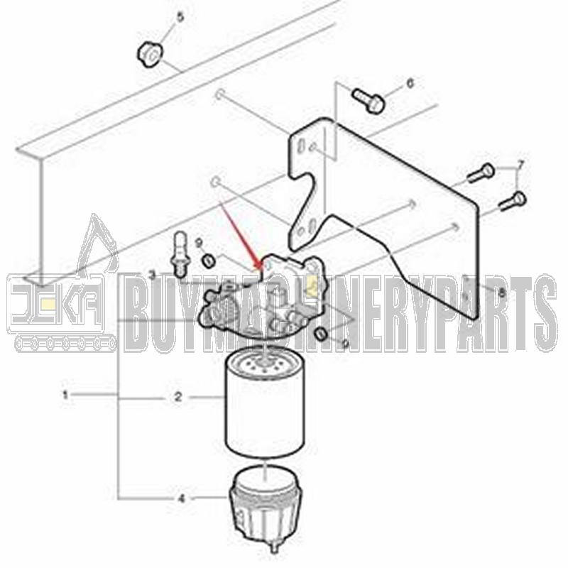 Fuel Filter Housing 21088129 for Volvo Truck DE FE FL Bus B5LH B6R BXRC