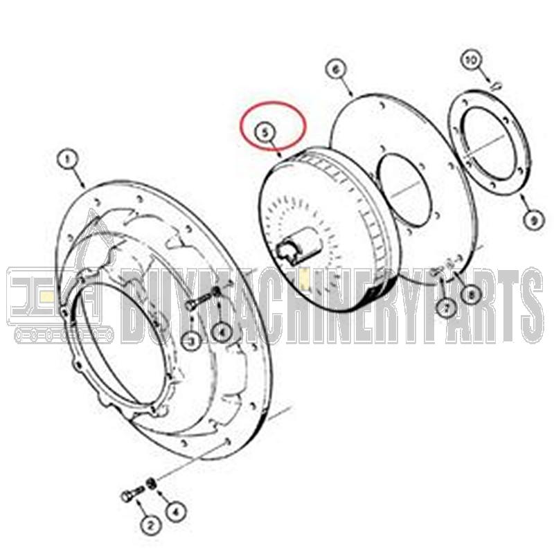 Torque Converter 103293A1 for CASE Loader 580G 480FLL 480F Forklift 584E 585E 586E
