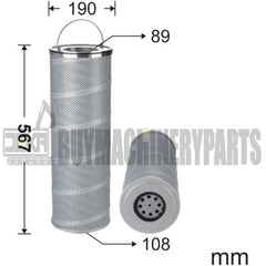 Hydraulic Filter LX666A/10 YLXB-32 Compatible with Lovol FR210 FR220-7