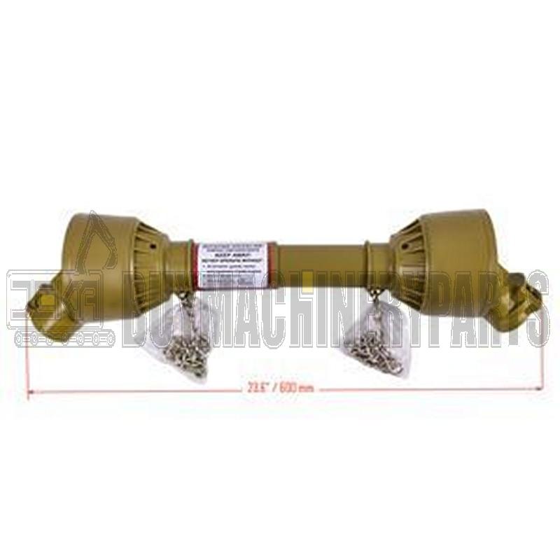 Tractor PTO Shaft Driveshaft for 1-3/8" x 6 Spline Both Ends 19.7"-23.6" Length Series 1