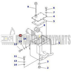 Hydraulic Filter 91275-03300 for Mitsubishi Engine 56E Forklift FD 23 FG 35A Loader WS 200 WS 300
