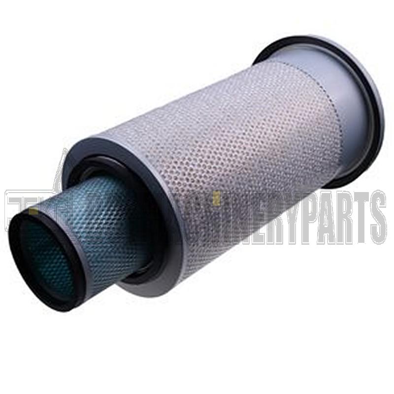Ail Filter Set 600-181-6820 600-181-6740 for Komatsu Engine 4D95S-W-1 S6D102E-1 S6D105-1 Wheel Loader WA150-3 WA180-3 WA250-3 WA320