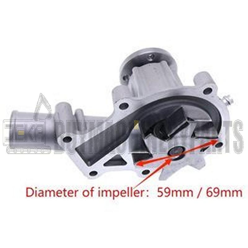 Water Pump 107-9089 104-4885 108-4426 for Toro Groundsmaster 3280-D 3400 7200 Reelmaster 3100-D 5400D
