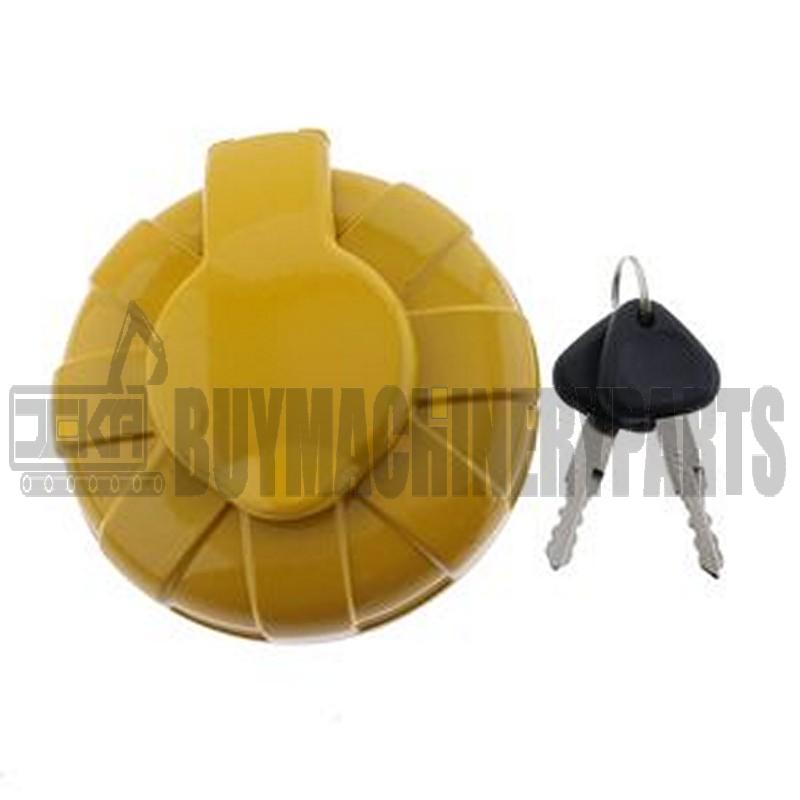 Fuel Cap with 2 Keys VOE14639653 for Volvo Excavator EC120D EC170D EC200D EC210D EC220D EC340D EC350D EC380D EC750D