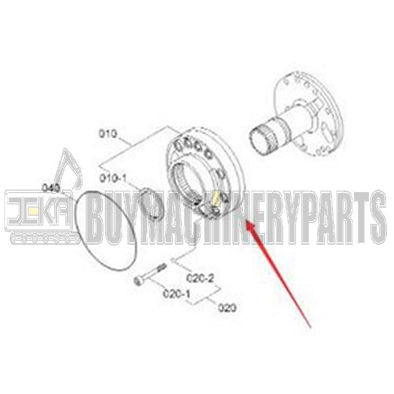 Oil Pump ZGAQ-02856 for Hyundai Wheel Loader 180D-9 250DE HL757-7 HL760-7A HL760-F
