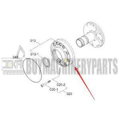Oil Pump ZGAQ-02856 for Hyundai Wheel Loader 180D-9 250DE HL757-7 HL760-7A HL760-F