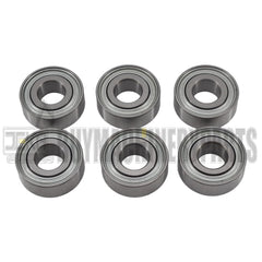 JD9239 Z9504RST Mower Spindle Bearings 3/4" Bore Compatible with John Deere JD9266 JD9296 204BBAR P204RR6 Z9504 (6PCS)
