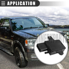 Motoforti Car Manifold Intake Air Absolute Pressure MAP Sensor, For Ford F-150 1984-1995, Plastic, 1648138, Black