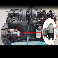 19107N New Starter Motor Replacement For KUBOTA Engines Grasshopper 325D 722D MOWERS 16824-63011, 16824-63012 M0T88081