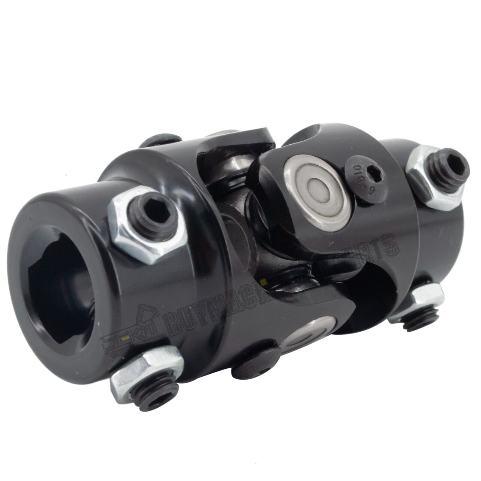 3/4" DD X 3/4" DD Universal Steering U Joint Single Shaft Coupler Black US NEW
