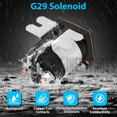 Solenoid  JU6-H1950-00, JU6H19500000 For 48V Electric Golf Cart G22/G29 Drive (2007-up) Heavy Duty Solenoid Replacement Part